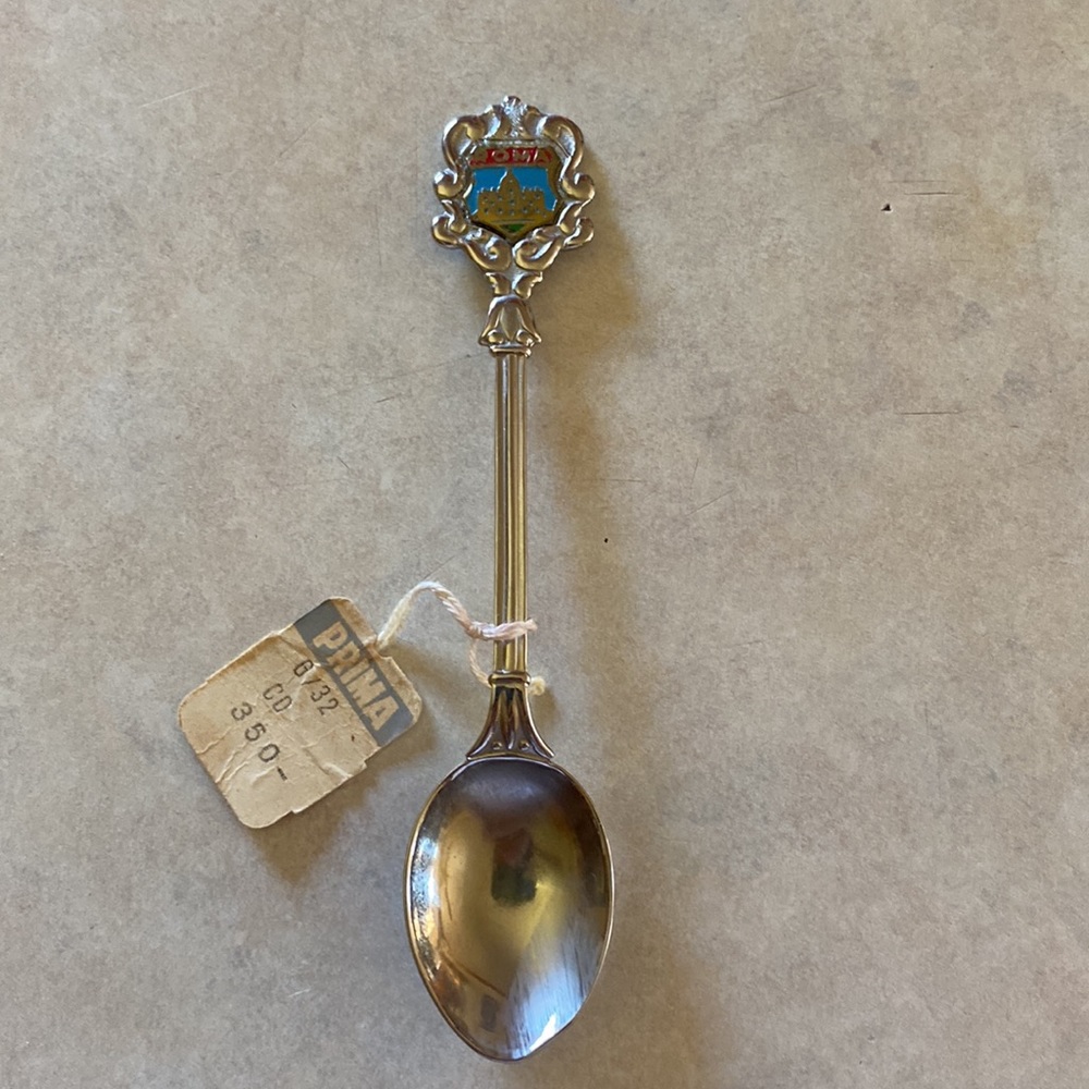 🌼🌿Souvenir spoon for any collection from Rome, Italy, with Original tag🌼🌿